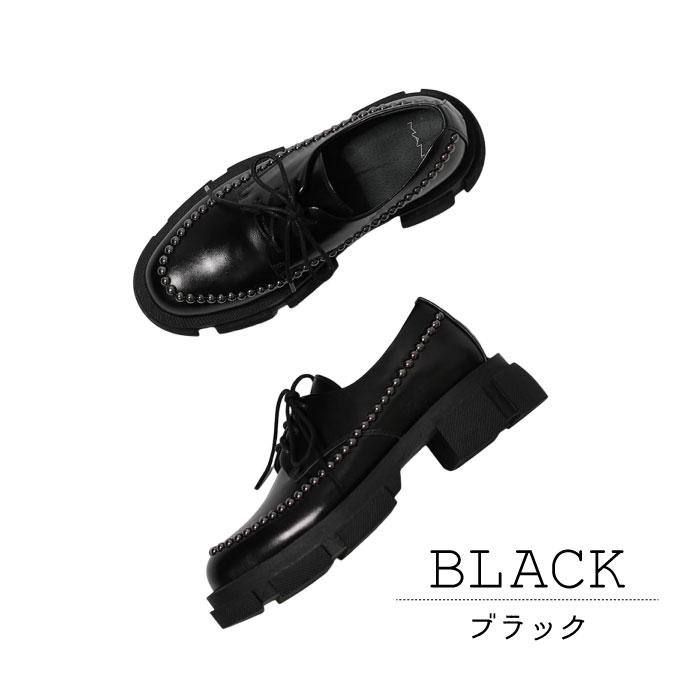 MANA（マナ） 靴 シューズ レディース 本革 牛革 ラウンドトゥ 厚底