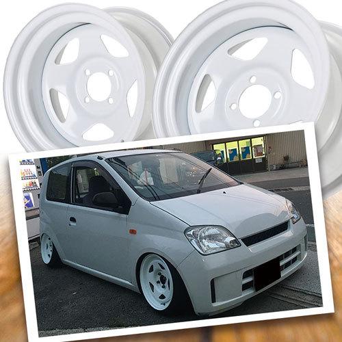 ホイール新品 1本のみ ESB CLS TC-01 ホワイト 深リム鉄チン 15インチ