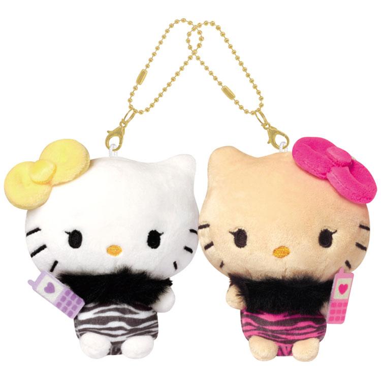ハローキティ ニコぬいキーホルダー ハローキティ&ミミィ D 319900