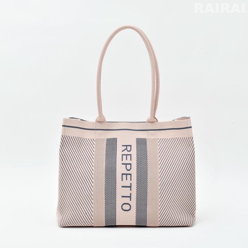 repetto（レペット） トートバッグ ブラック 黒 ネイビー 紺 ピンク