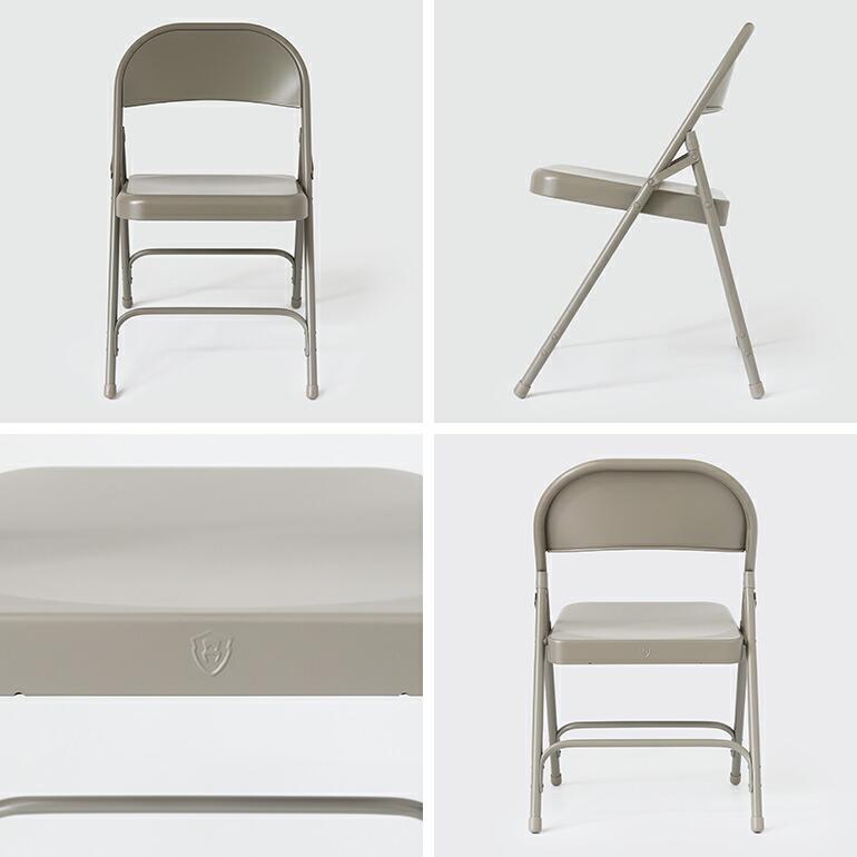 パシフィックファニチャーサービス PFS 折りたたみイス チェア グレー