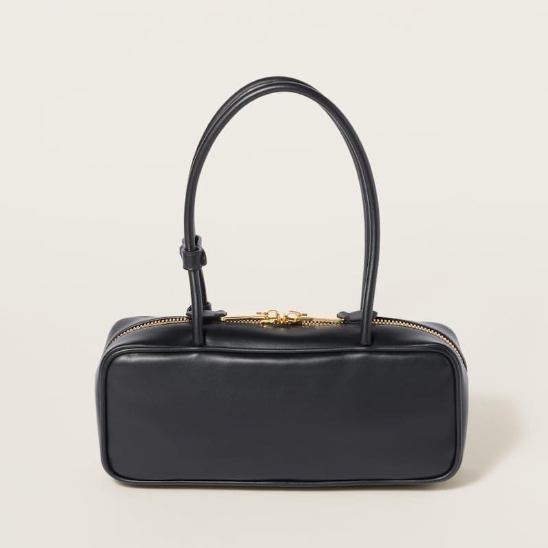 miu miu（ミュウミュウ） ボー レザー バッグ5BB173_2CRW_F0002_V_OTM