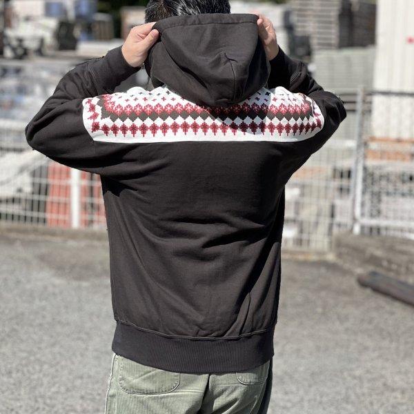 Pherrow's（フェローズ） 24W-PSFP1 雪柄フルジップ スウェット