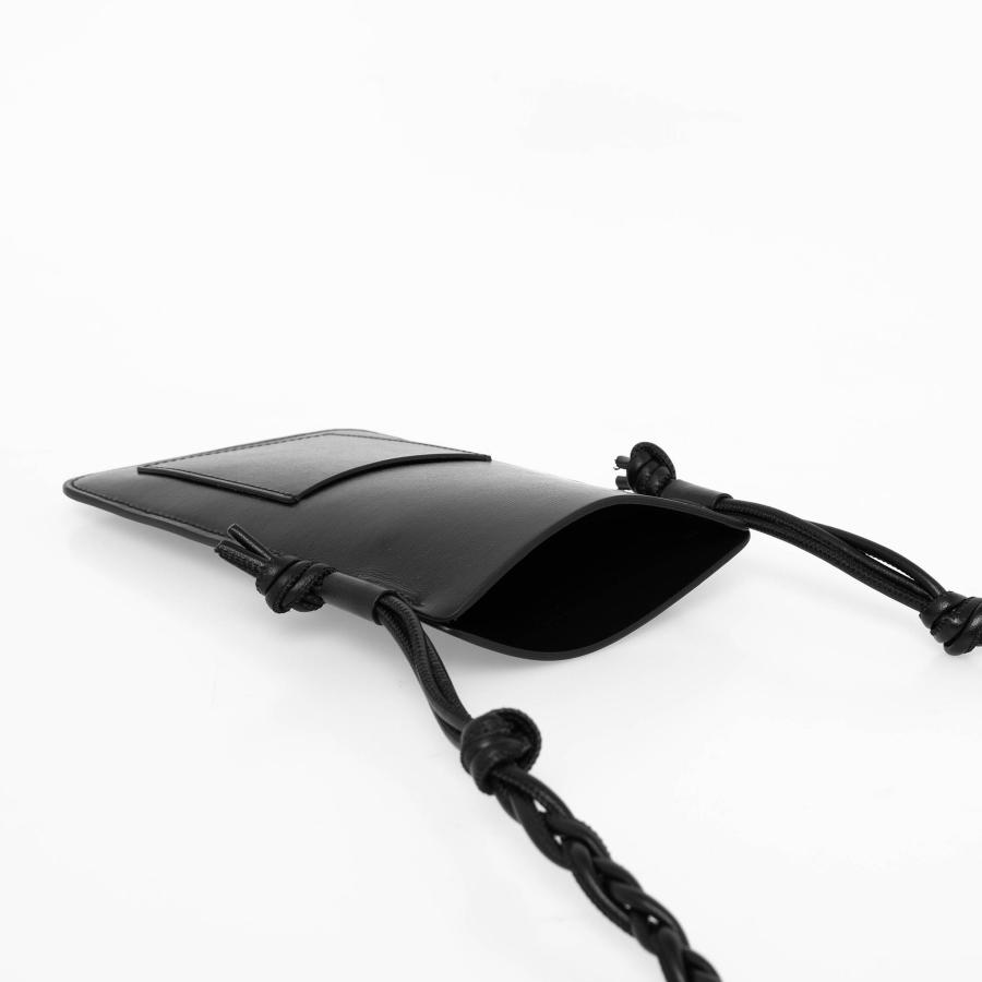 JIL SANDER（ジルサンダー） フォンケース スマホショルダー ブラック