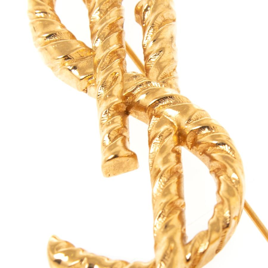 SAINT LAURENT サンローラン パリ PARIS レディース ブローチ ゴールド