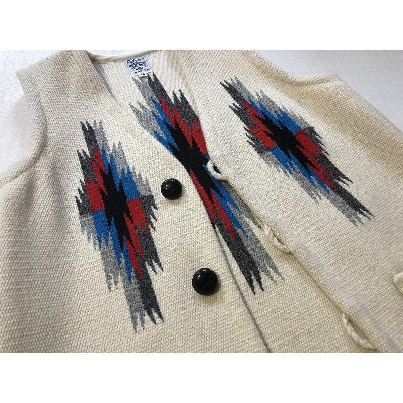 ORTEGA'S（オルテガ） チマヨベスト 36サイズ ホワイト スクエア