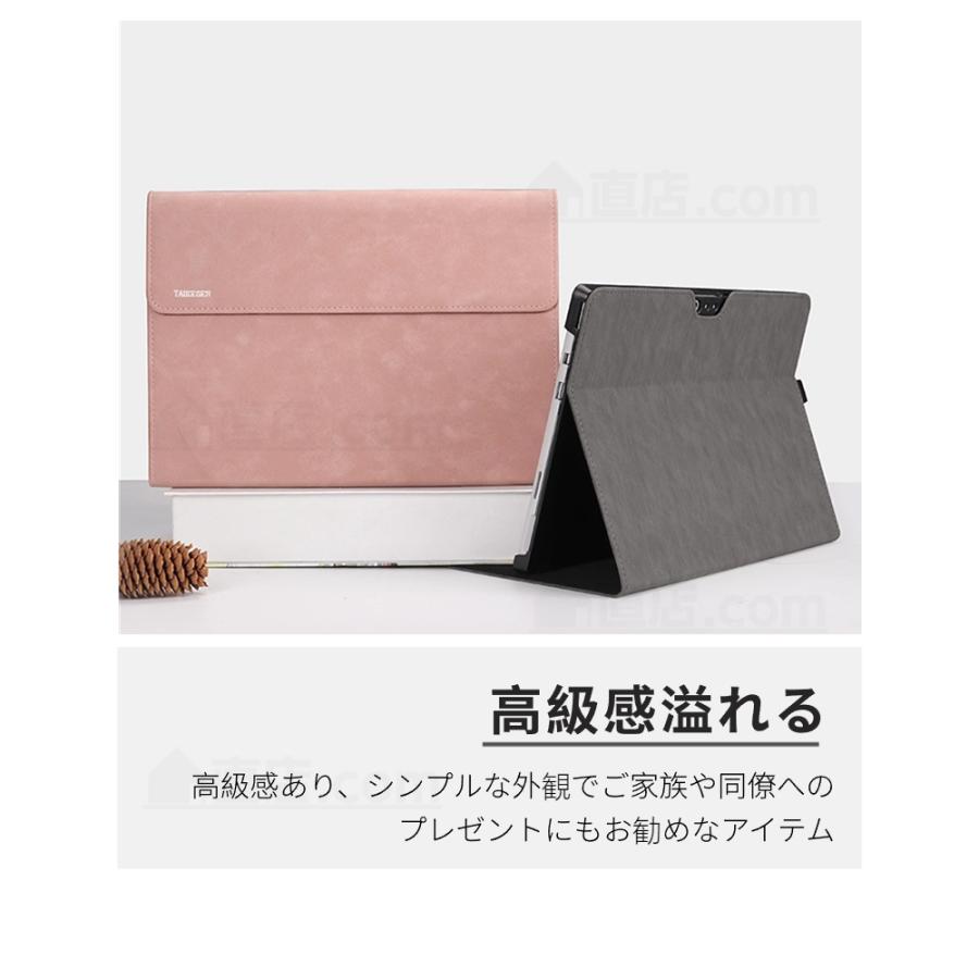 Surface Pro Microsoft 12 11 10レザーケース 9 8 ケース 7 6 5 4 Go 3
