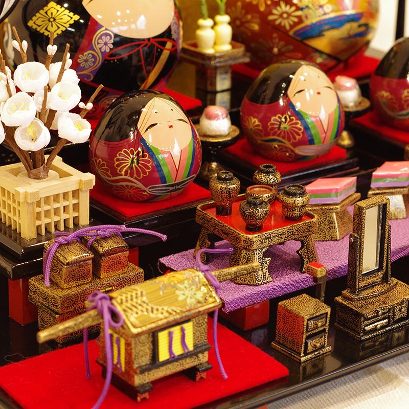 雛人形 大内ひな 2023 大内人形 大内塗工房ふるや 一点物 おひなさま