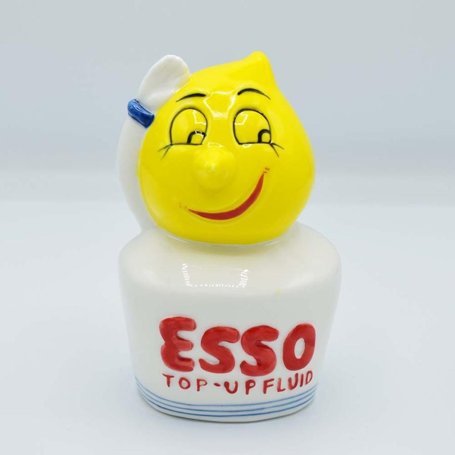 ESSO BOY 陶器 コインバンク / エッソボーイ 貯金箱 ガレージ