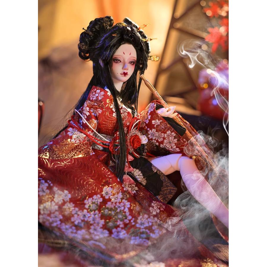 BJD 1/4ドール本体 綾香（Ayaka）和風花魁・芸者 球体関節人形