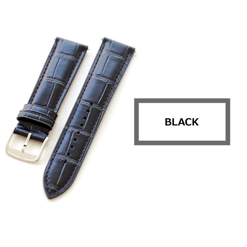 腕時計ベルト Classic Kroco Chrono クラシック クロコ クロノ カーフ