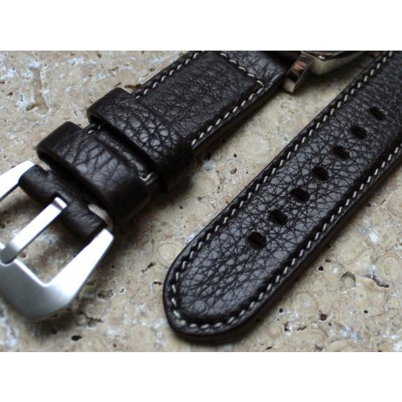 時計ベルト バンド パネライ PANERAI専用 MF 水牛 -バッファローレザー