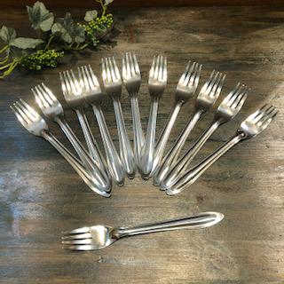 タイ製 【スプーン＆フォーク】SUS[12本] 『ZEBRA』 ステンレスレンゲ