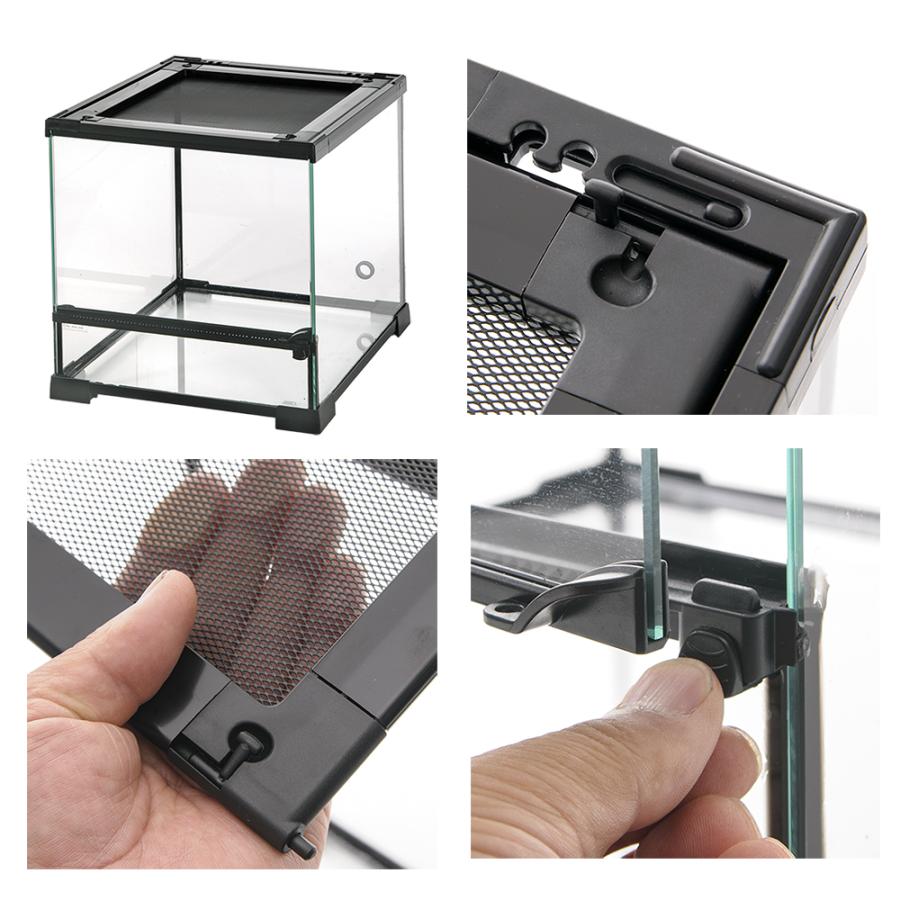 Leaf Corp 爬虫類ケージ テラスペース 30×30×32cm 穴あり