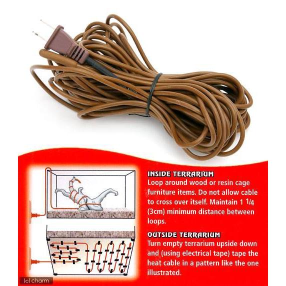 ZOOMED（ズーメッド） レプティヒートケーブル 100W 12m 爬虫類