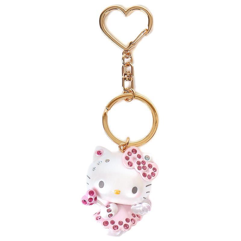 ハローキティ エンジェルキーホルダー 天使 キラキラ かわいい