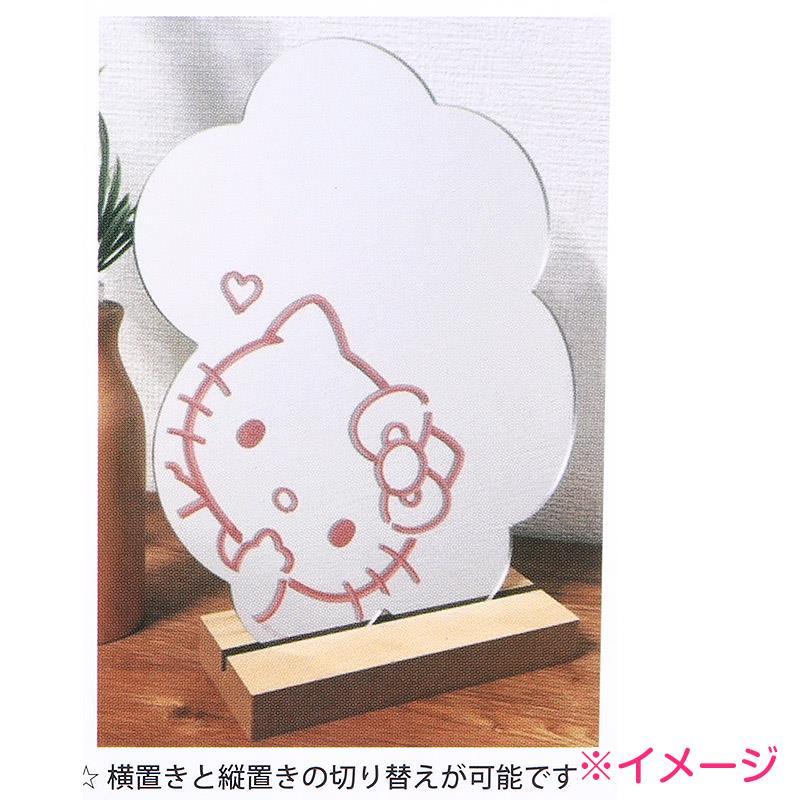 ハローキティ インテリアミラー 卓上ミラー 鏡 スタンドミラー