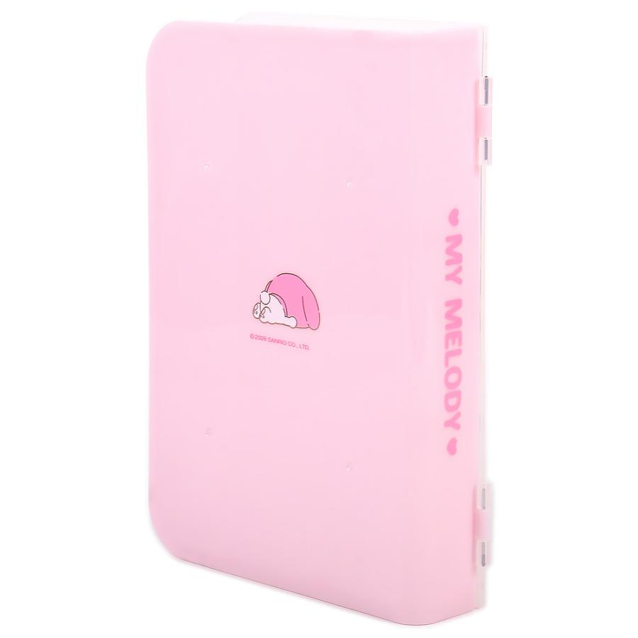 マイメロディ ブック形収納ケース S 小物入れ 透明フタ インテリア 新