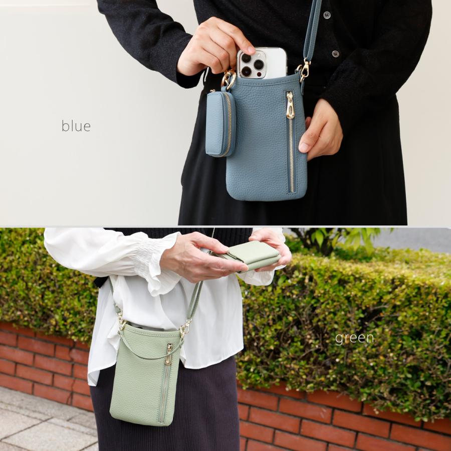 Charis Poche（カリスポシェ） スマホショルダー レザー レディース 本