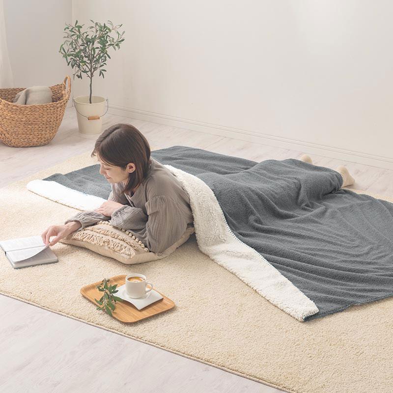 FRUTO（フルート） ひざ掛け ブランケット 大判 140×200cm 毛布