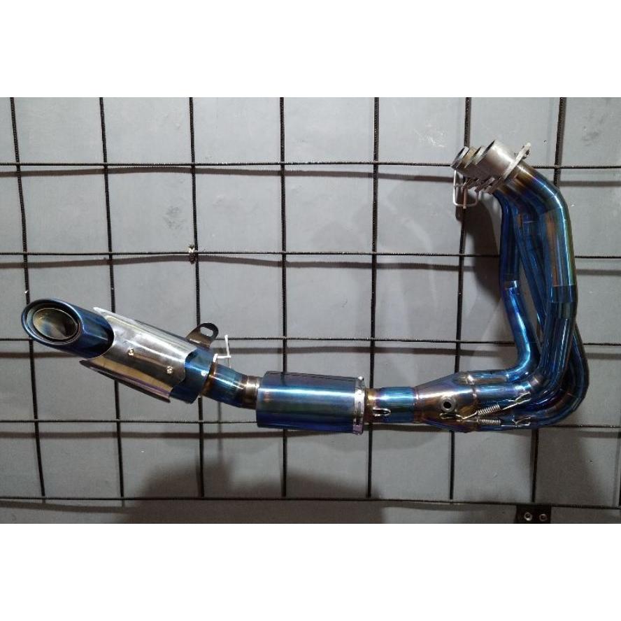 KAWASAKI ZX25R用 NINJA ショート管 ブルームーン フルシステム