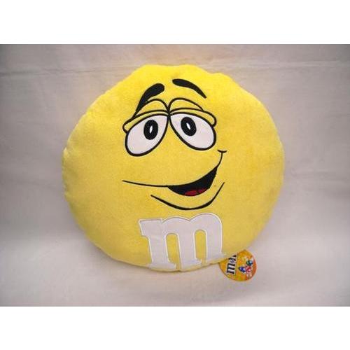 M&M's クッション イエロー エムアンドエムズ アメリカ雑貨 アメリカン