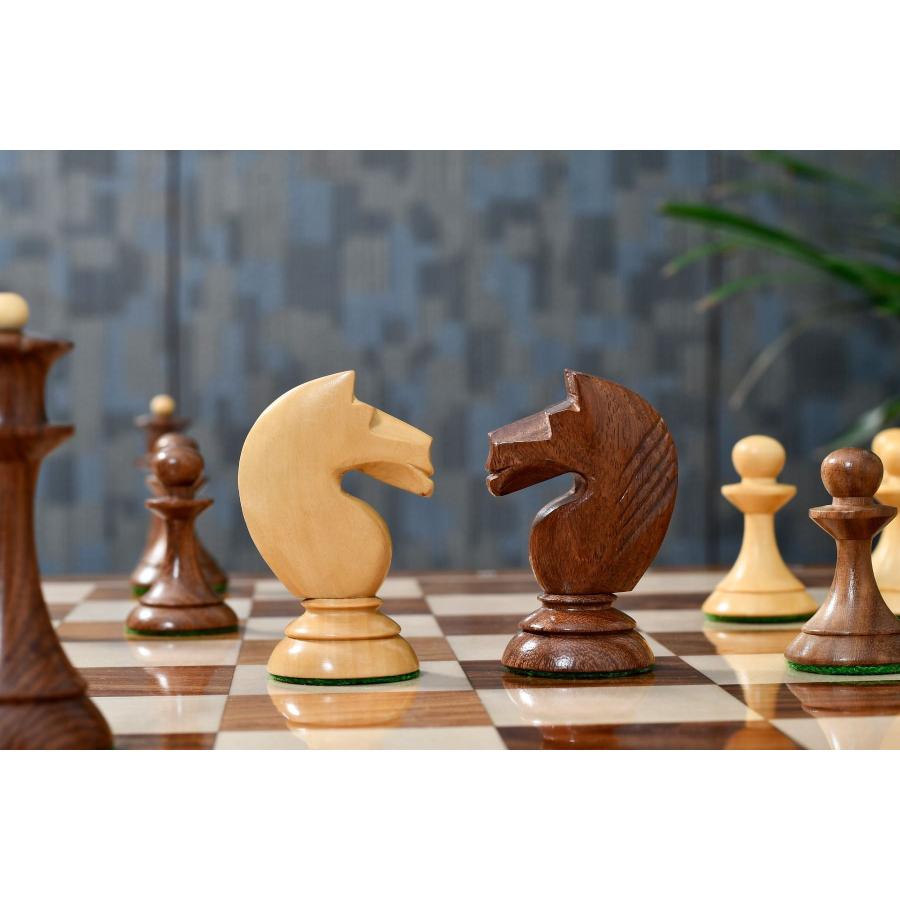 チェスセット 1950年代ソビエト 106mm 53cm インド直送 C0993 : チェス