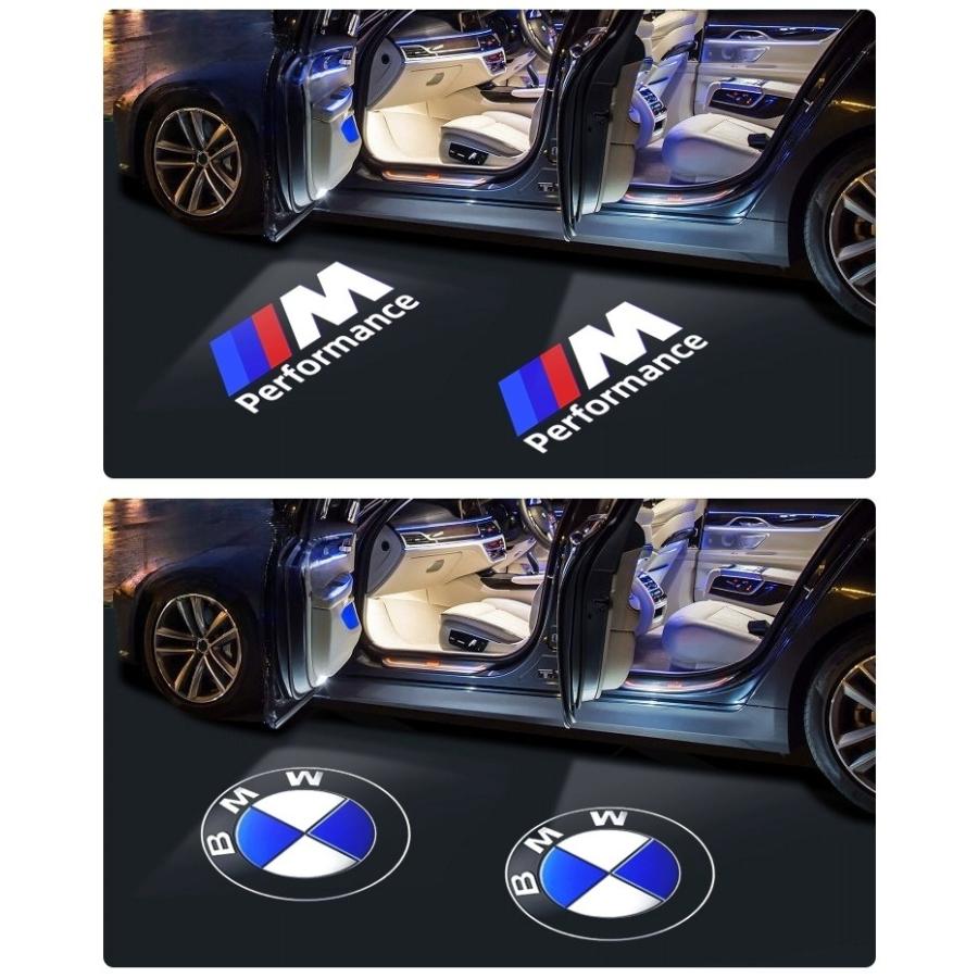 BMW 左右ドア LED HD ロゴ プロジェクター ドア カーテシランプ