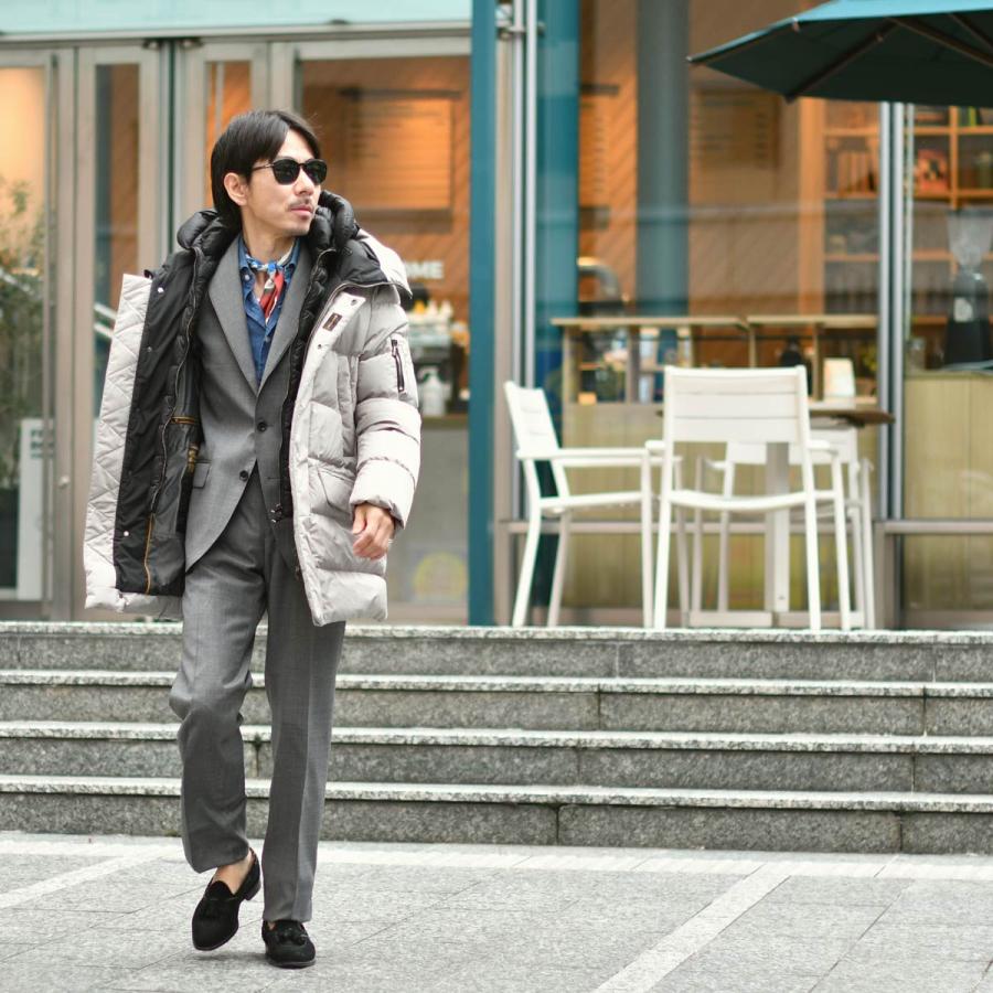 MOORER（ムーレー） MOORER【ムーレー】フーデッドダウンブルゾン