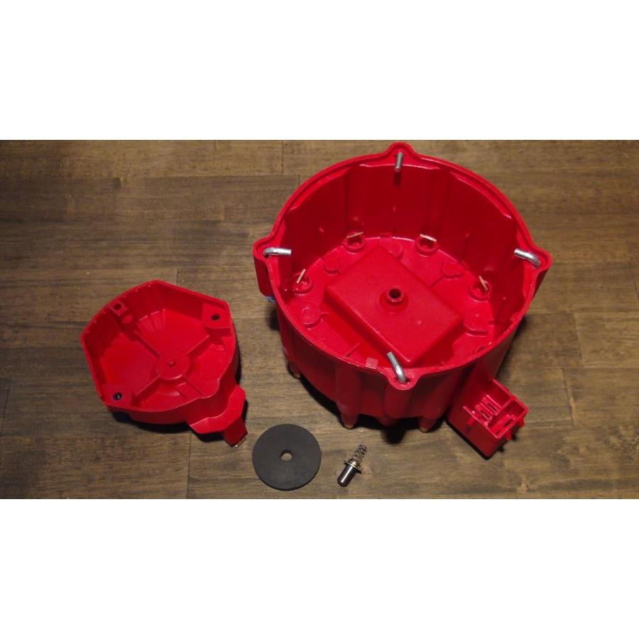 デスビキャップ＆ローターセット 75-86y CAB MSD GM HEI クランプ