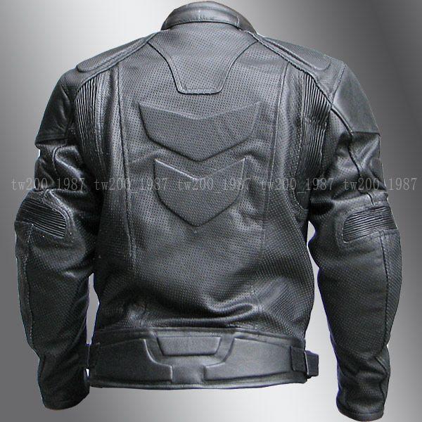 Clooney パンチング レザージャケット MJ05 牛革 本革 メンズ 革ジャン