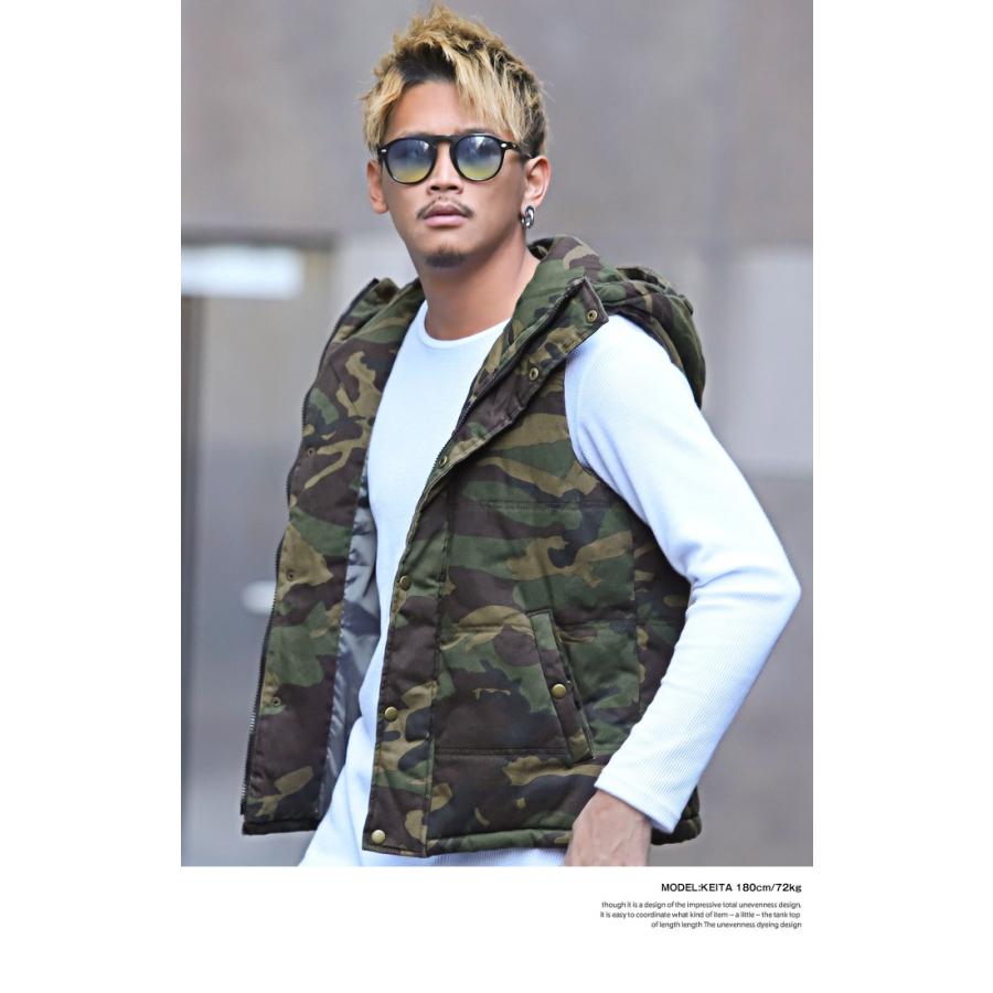 セール ベスト メンズ 中綿 ジャケット 中綿ベスト デニム カモフラ