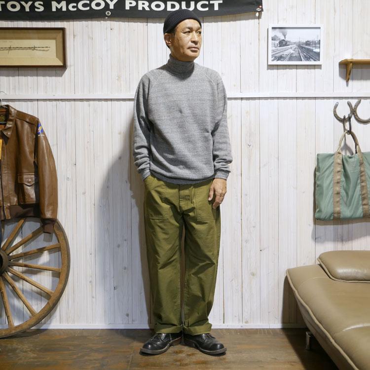 DUBBLEWORKS（ダブルワークス） スウェット タートルネック 無地