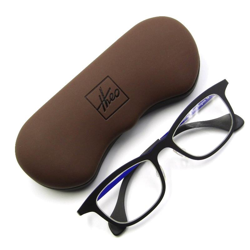 未使用 theo テオ メガネフレーム Mille+22 ベルギー製 ウェリントン