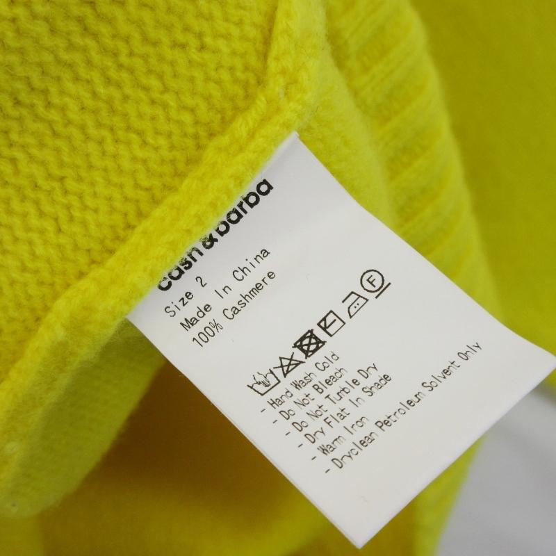 美品 cash&barba キャッシュアンドバルバ カシミヤ タートルネック