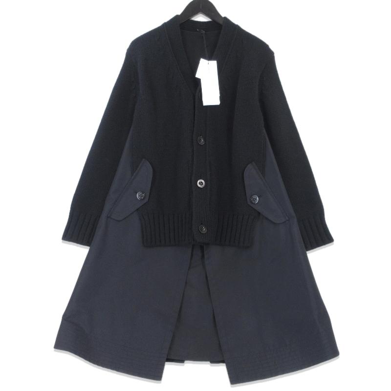 sacai（サカイ） ドッキング ロングカーディガン 23-06778 ウィメンズ