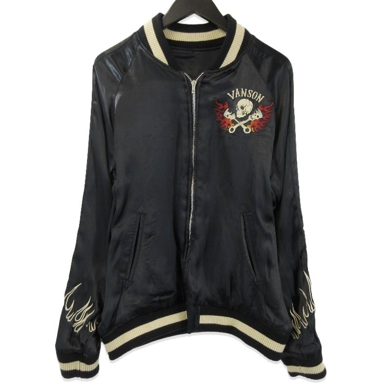 VANSON（バンソン） スカジャン NVJK-701 リバーシブル 刺繍 ウィング