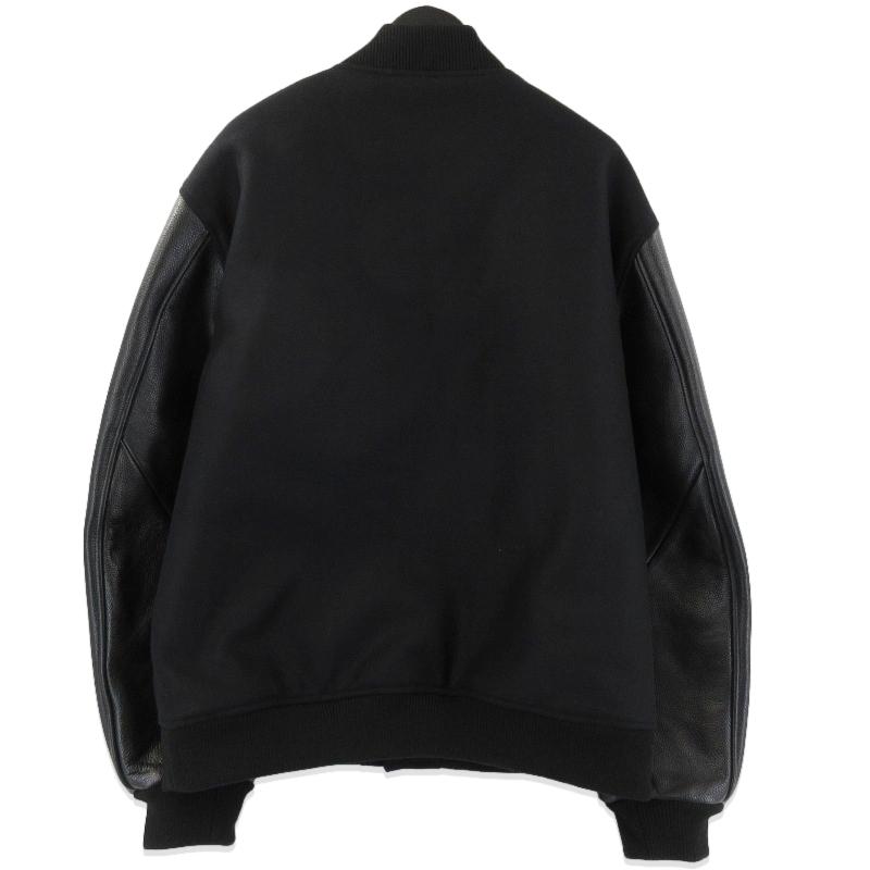 未使用 SOPHNET. ソフネット MELTON LAMBSWOOL VARSITY JACKET SPNT