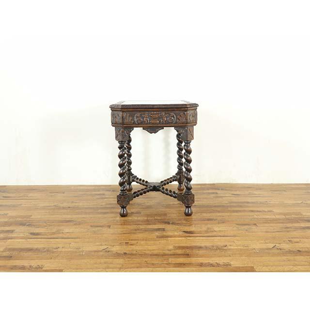 フランス アンティーク 家具 サイドテーブル オーク 1880年代