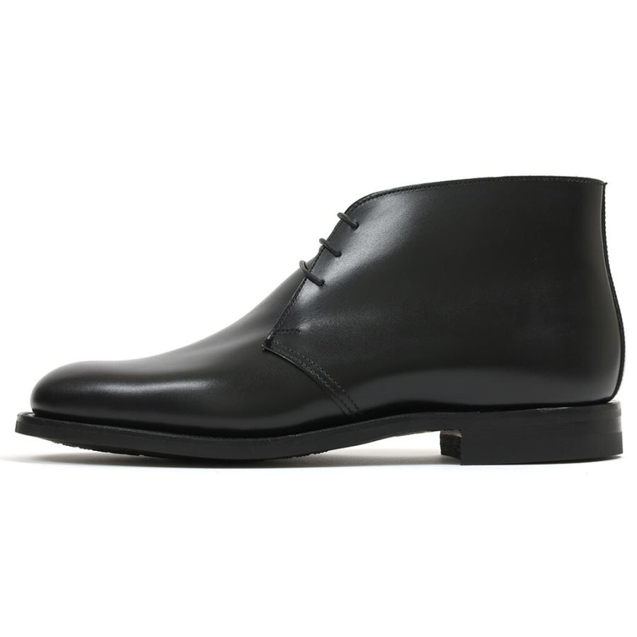 クロケット＆ジョーンズ チャッカブーツ チルターン ブラックカーフ