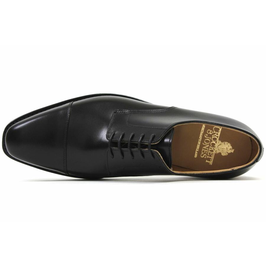 クロケット＆ジョーンズ 外羽根ストレートチップ ノリッチ ブラック