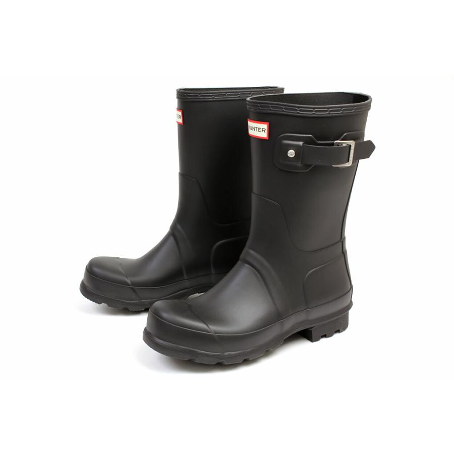 ハンター ウェリントンブーツ メンズ オリジナルショート ブラック