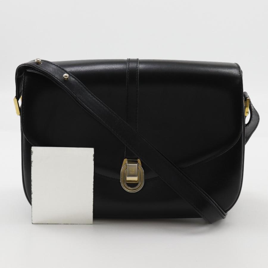 Bally（バリー） ヴィンテージ ショルダーバッグ レザー 黒 レディース