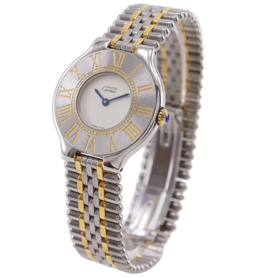 Cartier（カルティエ） マスト21 W10050F4 腕時計 SS×YG シルバー