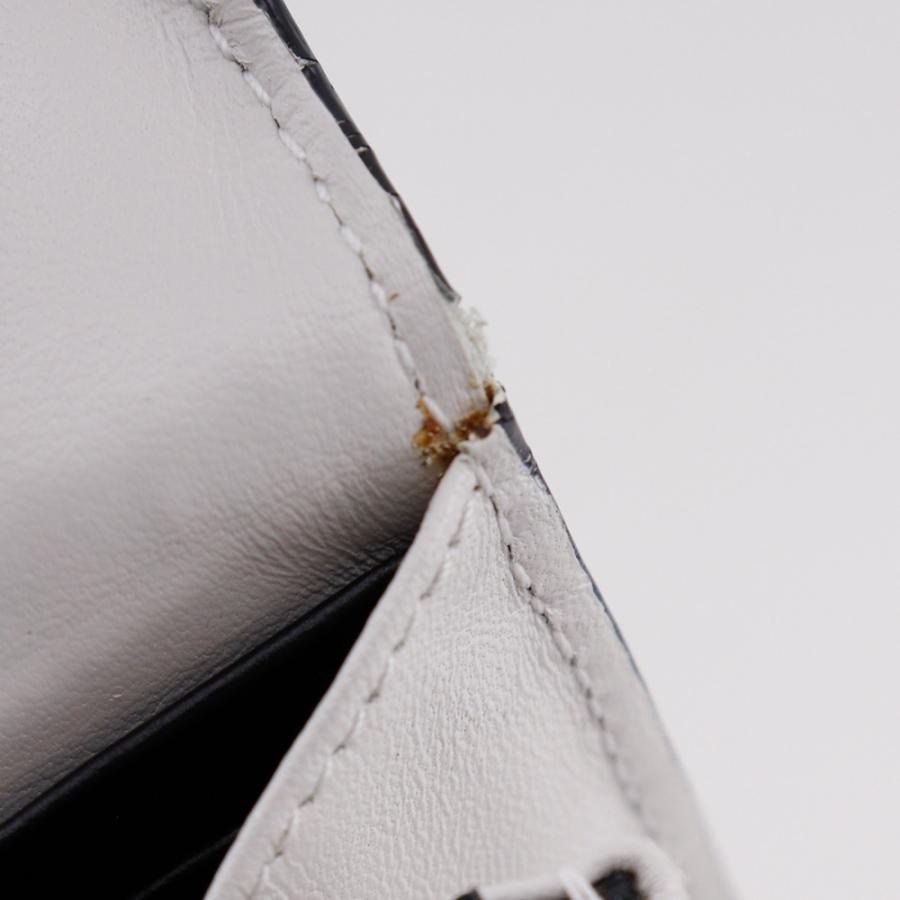 LOEWE（ロエベ） リピートアナグラム 長財布 レザー 白 ユニセックス