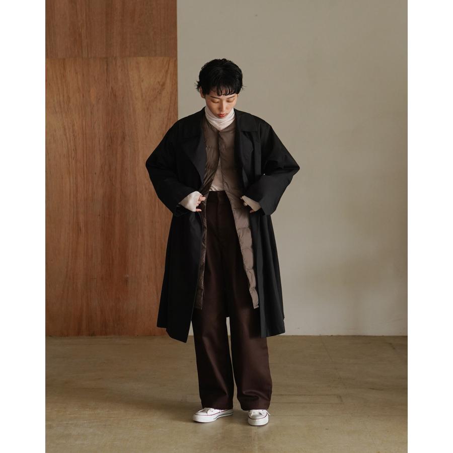 オーシバル オーチバル ORCIVAL ダウン ラウンド ネック ロングコート