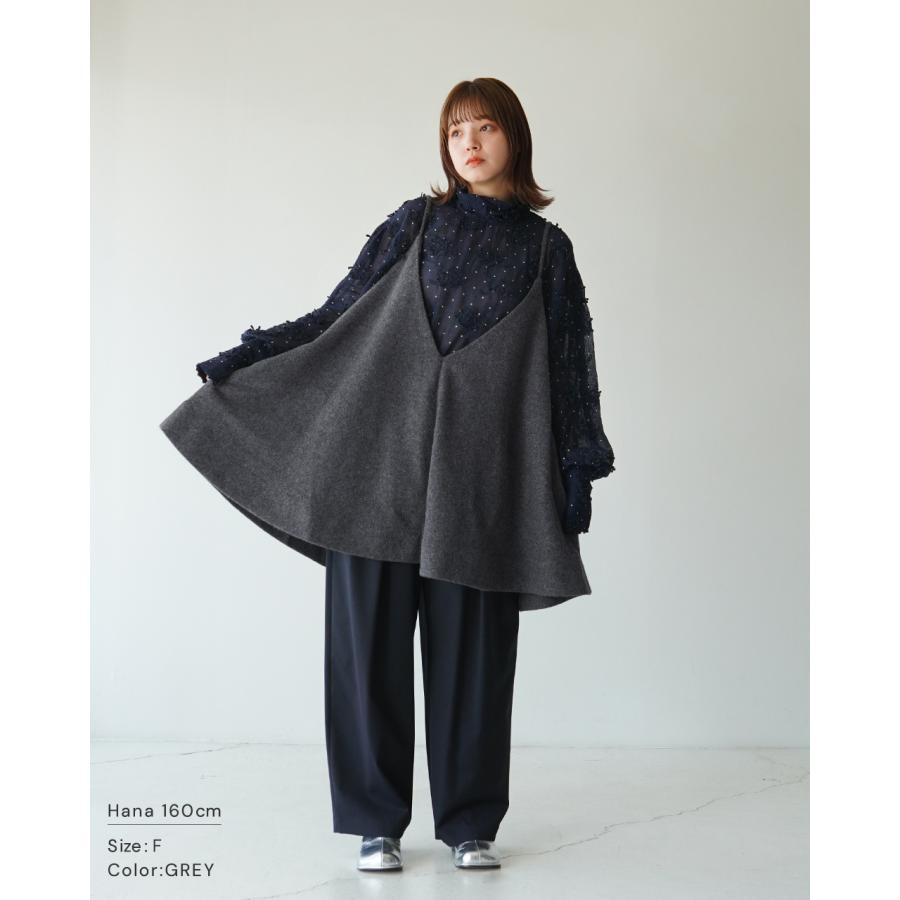 クリンクル crinkle キャミソール MONSTER CAMISOLE ウール ニット