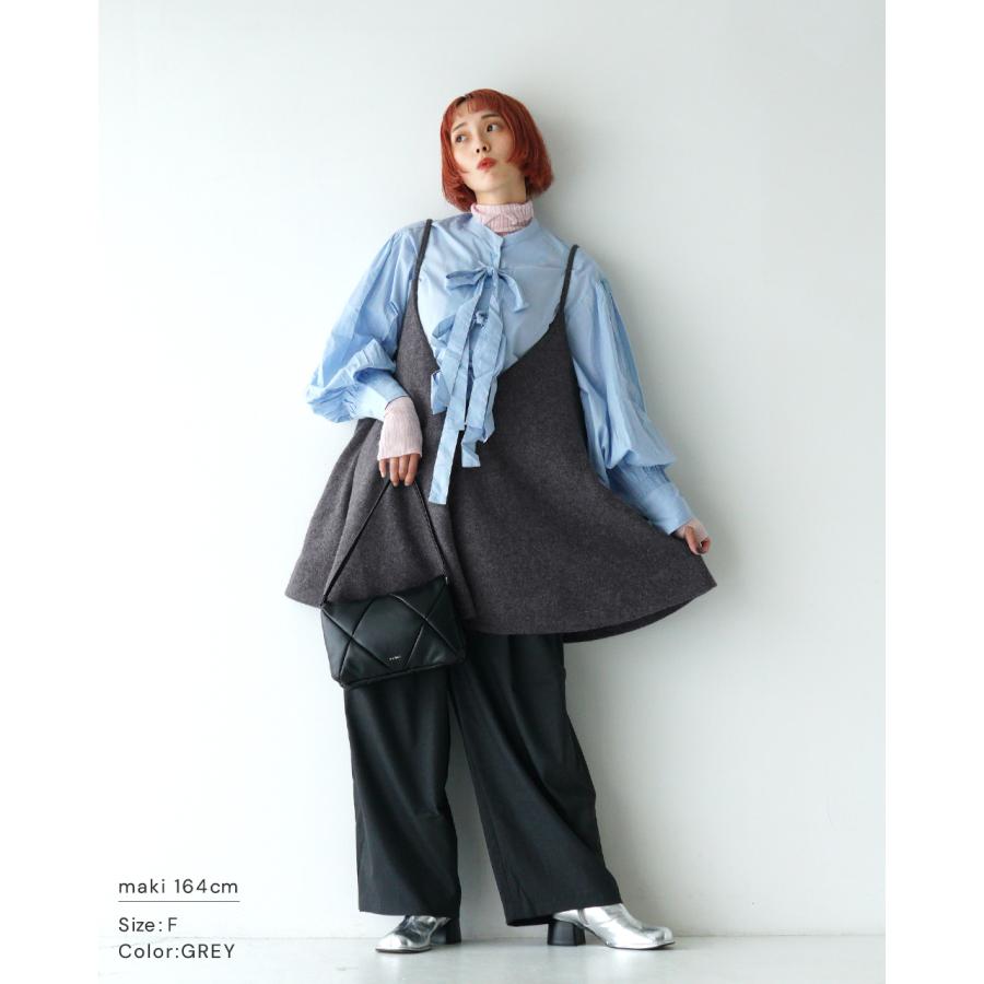 クリンクル crinkle キャミソール MONSTER CAMISOLE ウール ニット