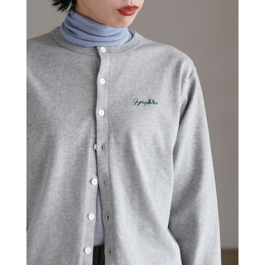 ジムフレックス Gymphlex カーディガン ショート クルー ネック SHORT