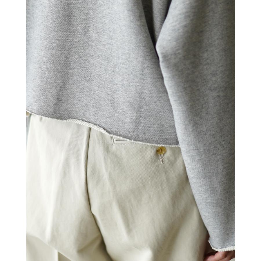 サクラ SACRA スウェット プレミアム フリース クロップド トップ